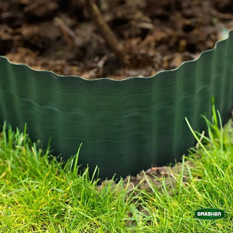 Μπορντούρα Κήπου Πλαστική GRASHER – χρήση σε παρτέρι