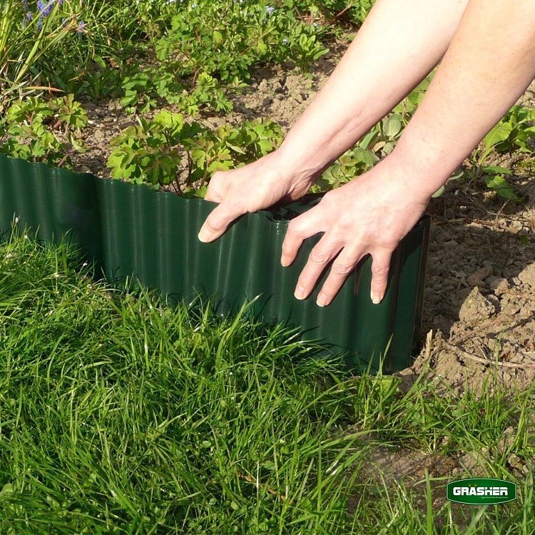 Μπορντούρα Κήπου Πλαστική GRASHER – εφαρμογή στον κήπο