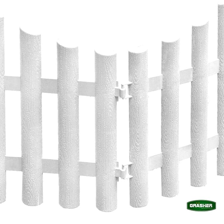 Φράχτης κήπου πλαστικός Grasher – εφαρμογή σε αυλή με γκαζόν