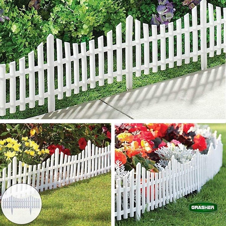 Φράχτης κήπου πλαστικός Grasher – τοποθέτηση από ερασιτέχνη στον κήπο