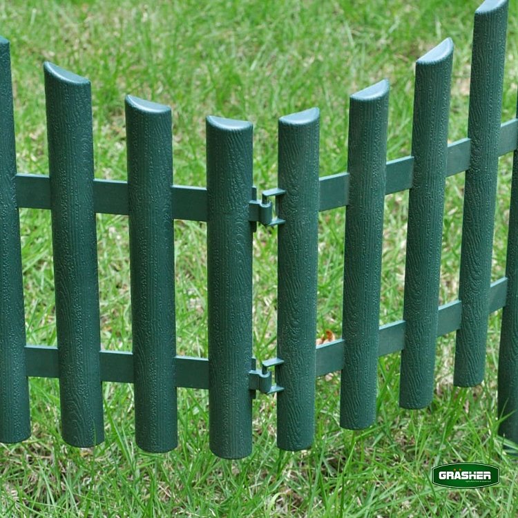 Φράχτης κήπου πλαστικός Grasher πράσινος – τοποθέτηση από ερασιτέχνη
