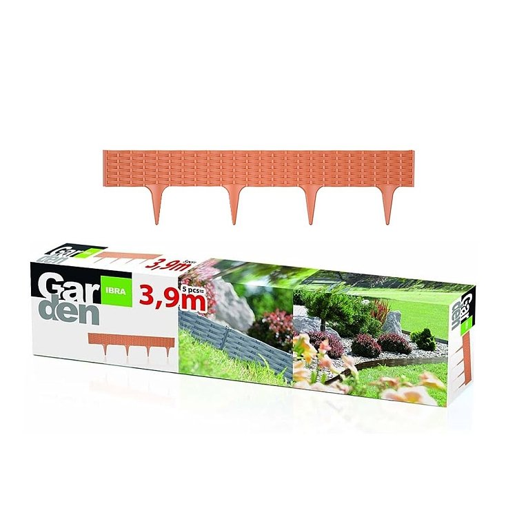 Πλαστικός Φράχτης PROSPERPLAST – λεπτομέρεια υφής τερακότα πολυπροπυλενίου