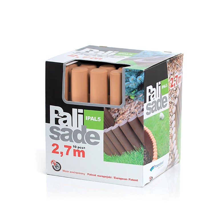 Πλαστικός Φράχτης PROSPERPLAST 24cm – λεπτομέρεια υφής τερακότα πολυπροπυλενίου