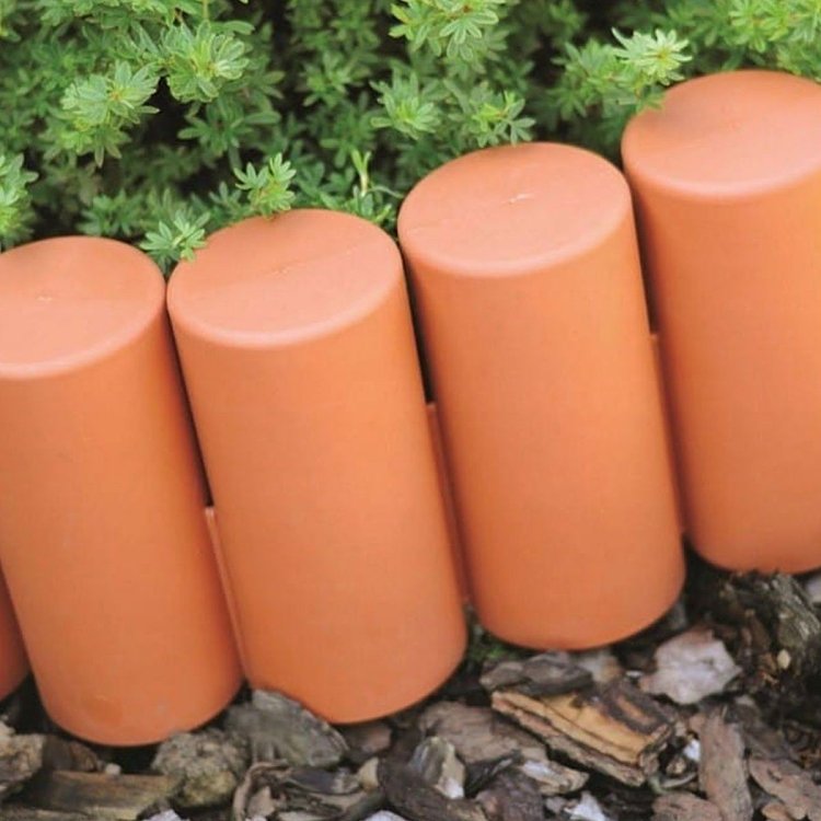 Φράχτης Κήπου 2,70m Τερακότα – τοποθέτηση γύρω από γλάστρα με αρωματικά