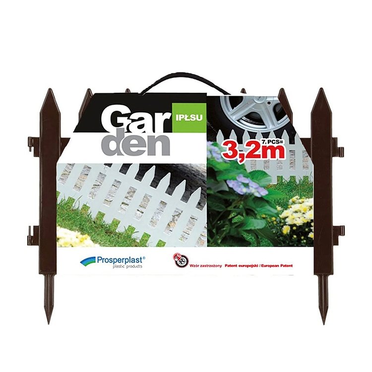 Φράχτης Κήπου PROSPERPLAST – χρήση σε παρτέρι κήπου με φυτά