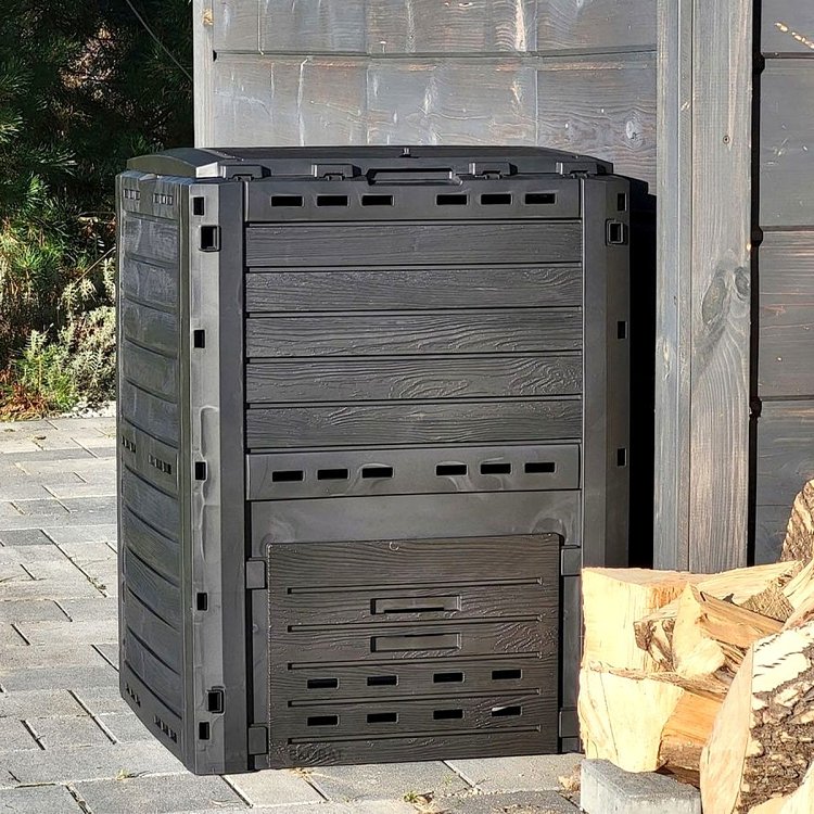 Κομποστοποιητής PROSPERPLAST IKL280 – εφαρμογή στον κήπο