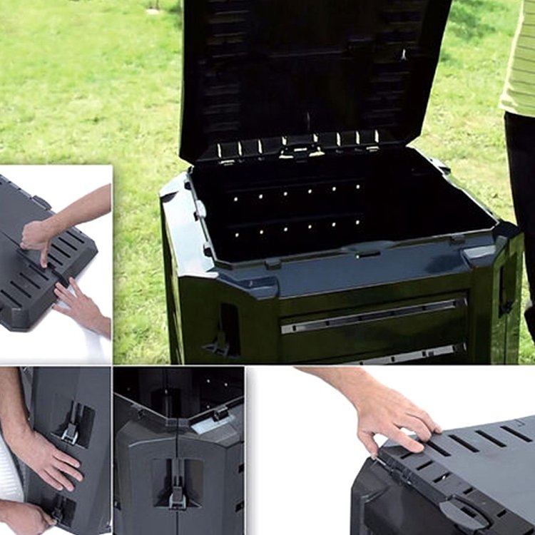 Κομποστοποιητής PROSPERPLAST IKL280 – χρήση σε κομποστοποίηση κήπου