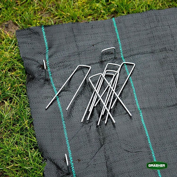 Συνδετήρες GRASHER Μεταλλικοί – 10τμχ για Χλοοτάπητα & Εδαφοκάλυψη