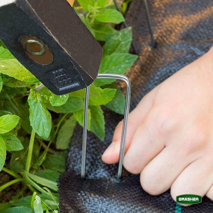 Συνδετήρες GRASHER Μεταλλικοί – 10τμχ για Χλοοτάπητα & Εδαφοκάλυψη