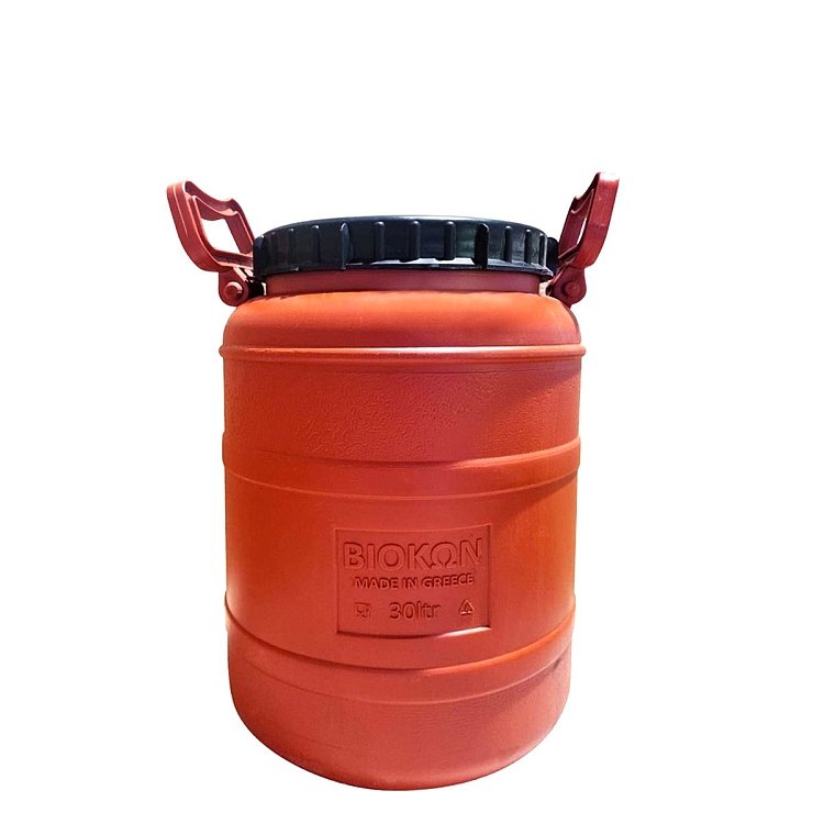 Βαρέλι Πλαστικό VIOKON 30lt – Πιστοποιημένο βαρέλι τροφίμων HDPE