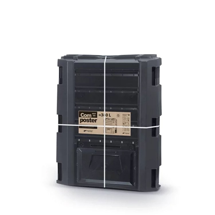 Prosperplast Κομποστοποιητής 380lt – εφαρμογή σε οικιακό κήπο