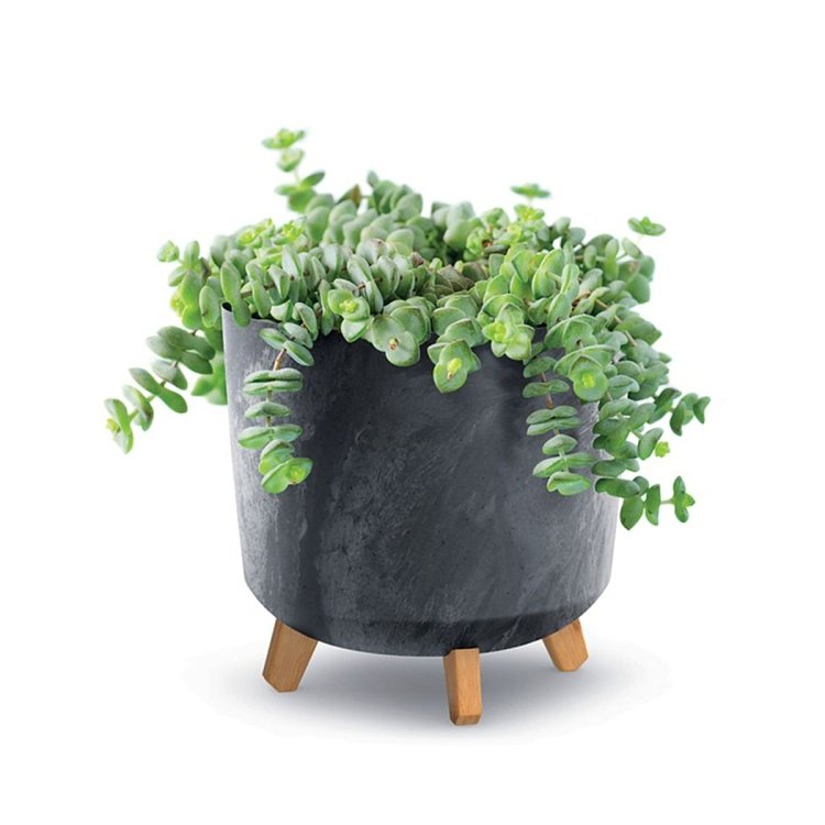 PROSPERPLAST Gracia Tubus Beton Γλάστρα – εφαρμογή σε κήπο ή βεράντα