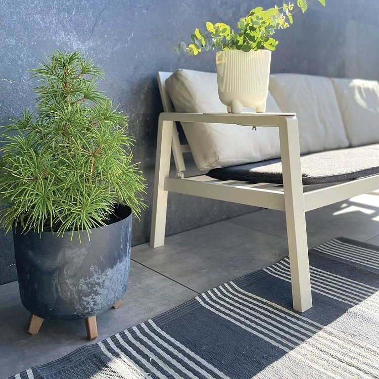 PROSPERPLAST Gracia Tubus Beton Γλάστρα – lifestyle εικόνα εσωτερικού χώρου