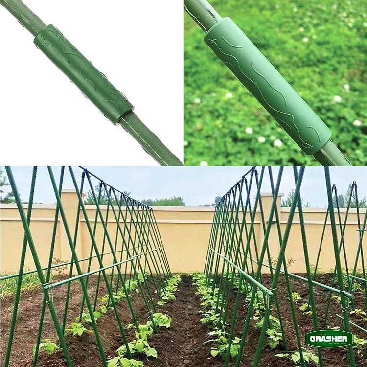 Εφαρμογή συνδέσμου Extender σε πάσαλο 16mm για ψηλότερα φυτά.