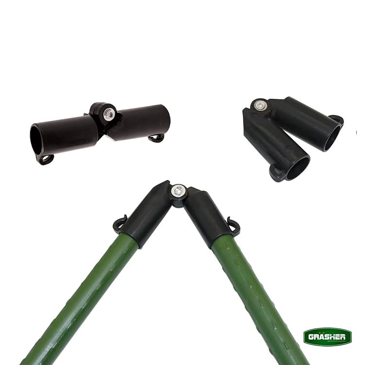 Διαμόρφωση σκελετού πυραμίδας με τη χρήση ρυθμιζόμενων ενωτικών γωνία.