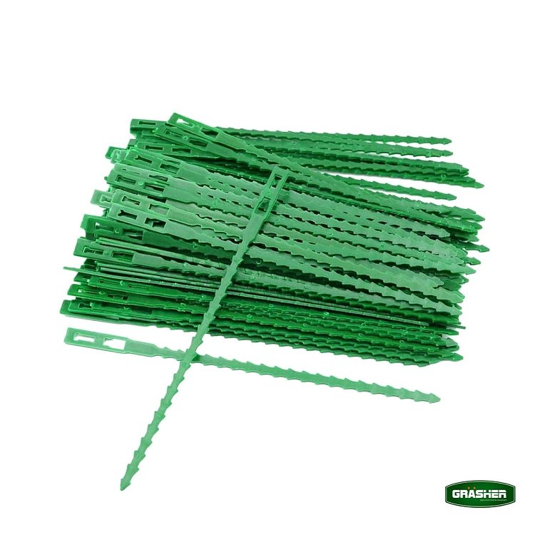 Πλαστικά δεματικά υποστύλωσης φυτών Grasher 0,6x17cm