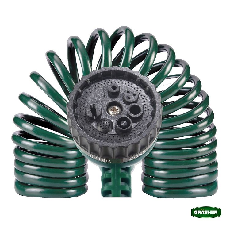 GRASHER Λάστιχο Ποτίσματος Σπιράλ 7,5m Σετ