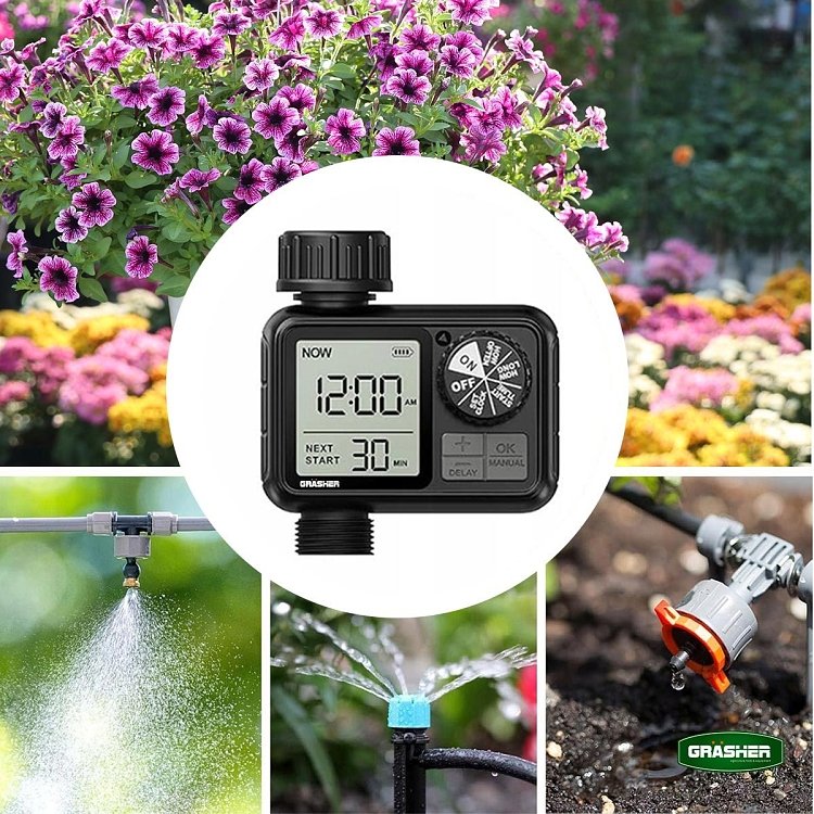 Αυτόματος προγραμματιστής ποτίσματος GRASHER WT2044 IPX5