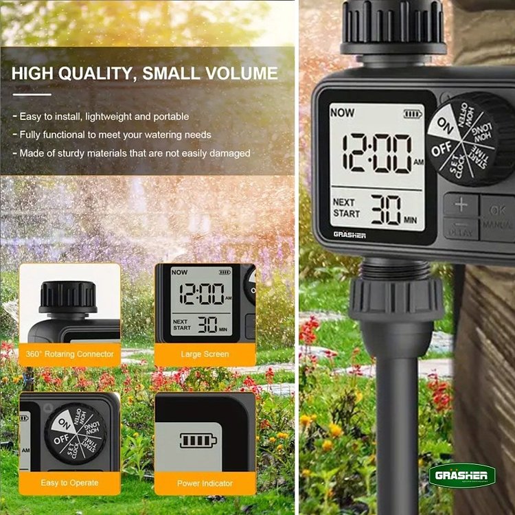 Ψηφιακός προγραμματιστής GRASHER WT2044 με χειροκίνητη λειτουργία