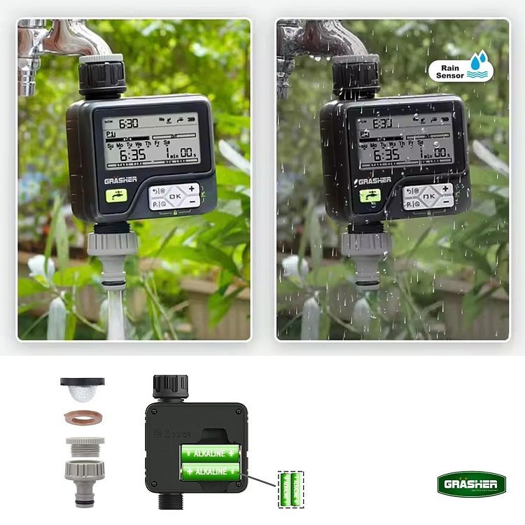 Προγραμματιστής ποτίσματος GRASHER WT6085 1 εξόδου για συστήματα στάγδην