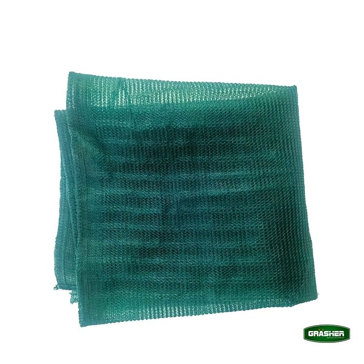 Σακί ελαιοσυλλογής GRASHER 50x100cm με κορδόνι από μεσινέζα HDPE, πράσινο χρώμα