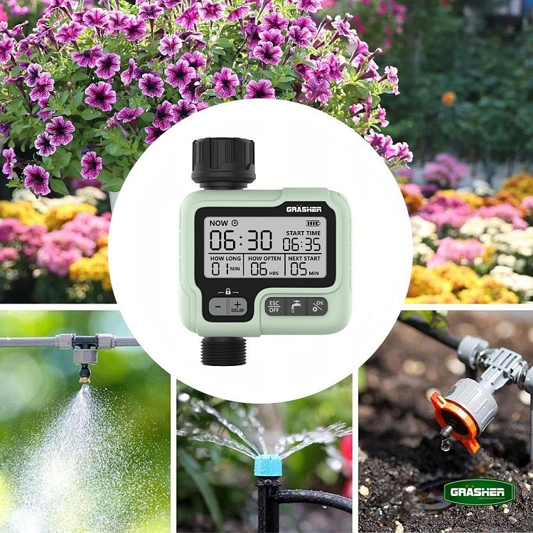 GRASHER WT3050 Προγραμματιστής Ποτίσματος – προϊόν σε φυσικό φωτισμό