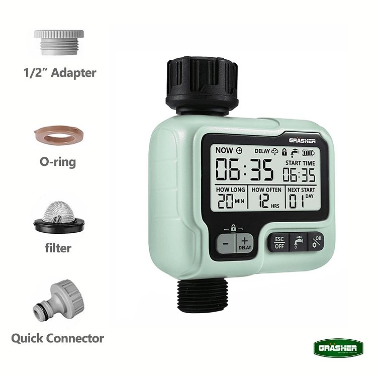 GRASHER WT3050 Προγραμματιστής Ποτίσματος – εφαρμογή στον κήπο