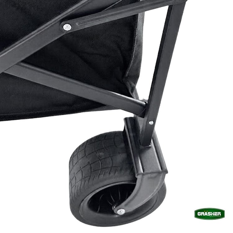 Grasher FT1560 κάτοψη κάδου, πλάγια όψη και λεπτομέρεια πλαϊνών θηκών με δίχτυ
