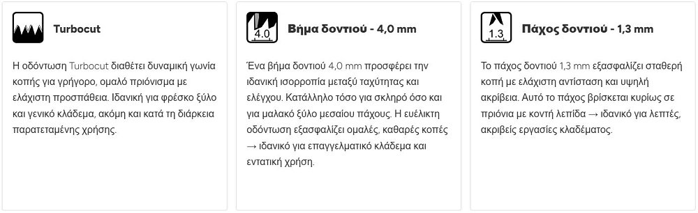 ARS 18PRO-1 λεπίδα πριονιού – χρήση σε επαγγελματικό κλάδεμα