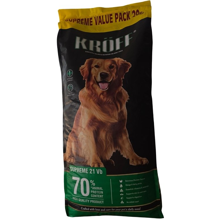 Kroff Supreme 21 Vb Ξηρά Τροφή Ενηλίκων 20Kg