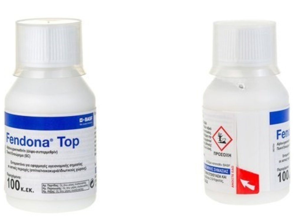 Fendona Top – λεπτομέρεια ετικέτας BASF