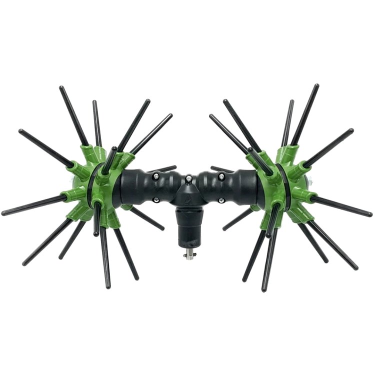 Ελαιοραβδιστικό Asteras Light Total Carbon 4x4 400W με Σωλήνα και Ντίζα Carbon, Κεφαλή 32 Ανθρακονημάτων, 2,40m ή 2,80m