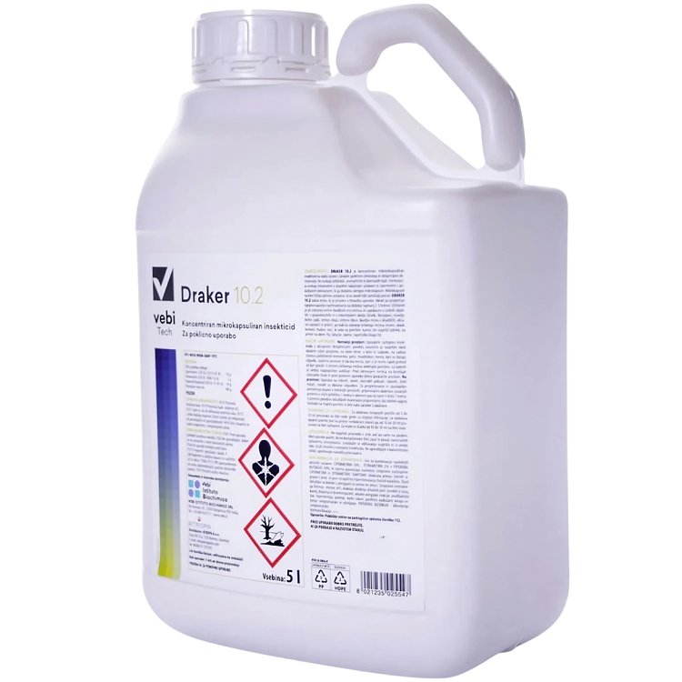 Vebi Draker 10.2 CS Εντομοκτόνο για κουνούπια, κατσαρίδες 5lt