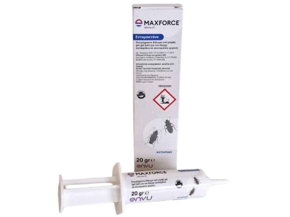 Maxforce White IC 20gr – gel bait για κατσαρίδες σε εσωτερικούς χώρους