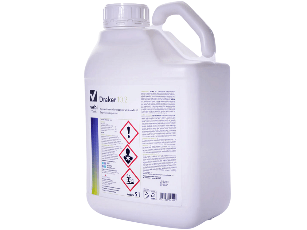 Draker 10.2 CS 5L – Εντομοκτόνο για επαγγελματική/βιομηχανική χρήση