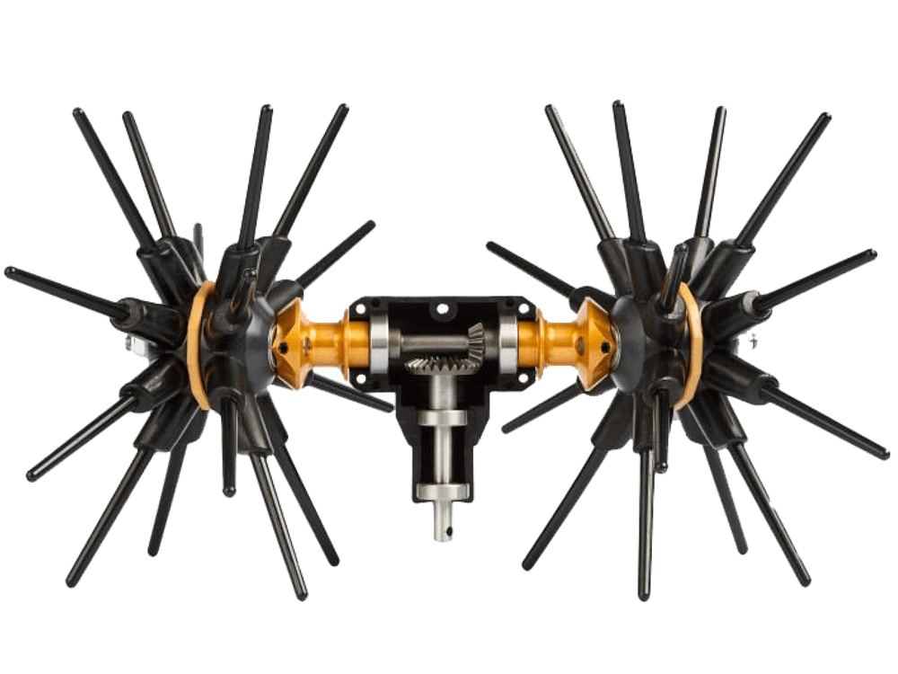 Asteras Electric ελαιοραβδιστικό 230V 450W με 2 κεφαλές & 32 carbon ράβδους