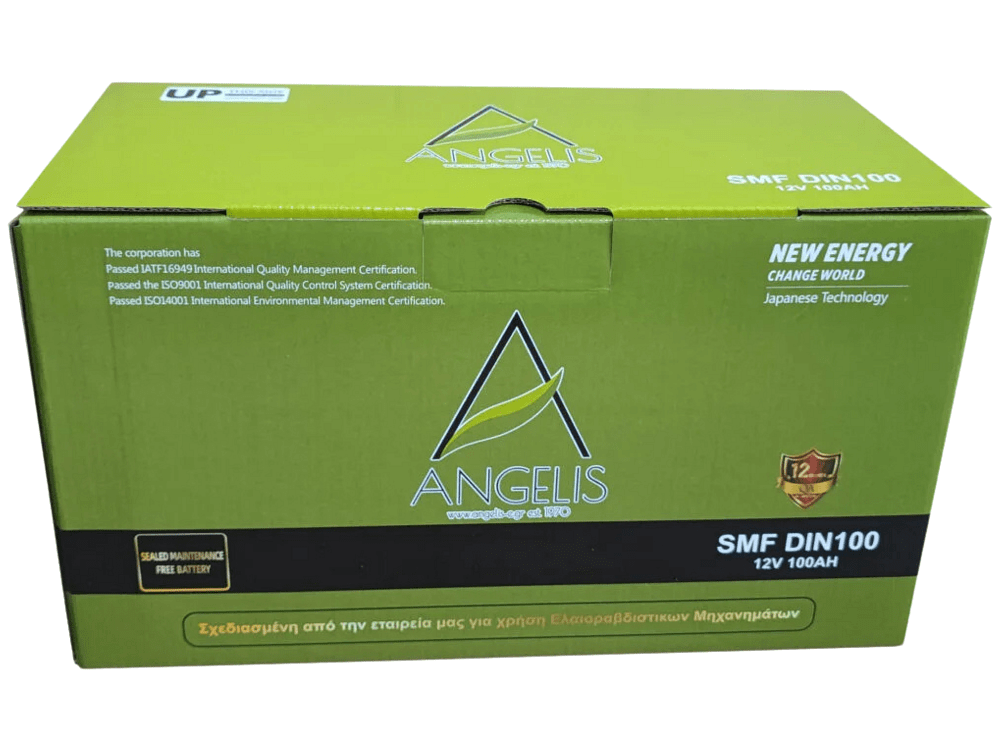 Μπαταρία ελαιοραβδιστικού Angelis 100Ah κλειστού τύπου χωρίς συντήρηση