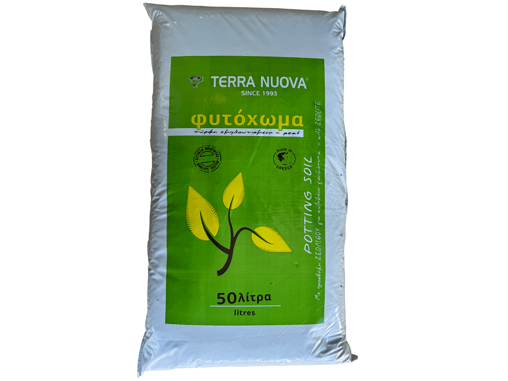 Terra Nuova φυτόχωμα 50 L – επαγγελματικό potting soil με ζεόλιθο, περλίτη και NPK