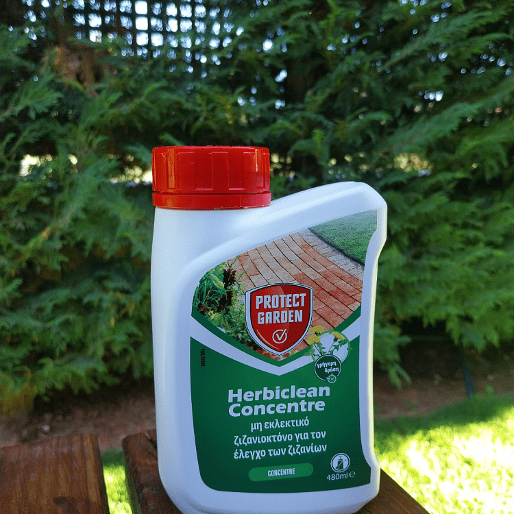 HERBICLEAN CONCENTRE – συσκευασία 480ml σε κοντινό πλάνο
