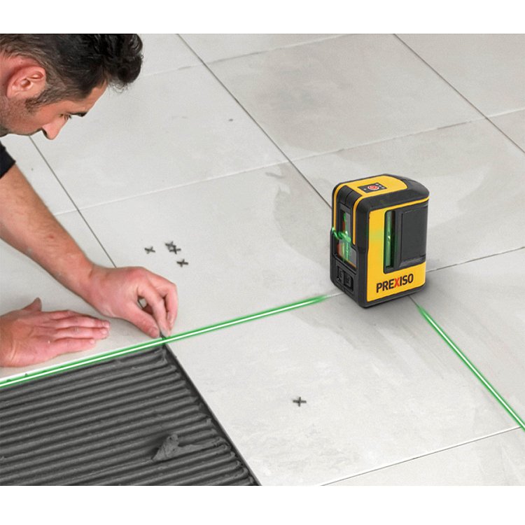 PREXISO αλφάδι λέιζερ για οικοδομικές μετρήσεις και εσωτερικές εγκαταστάσεις
