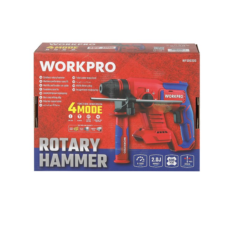 WP390300 WORKPRO επαγγελματικό περιστροφικό πιστολέτο SOLO