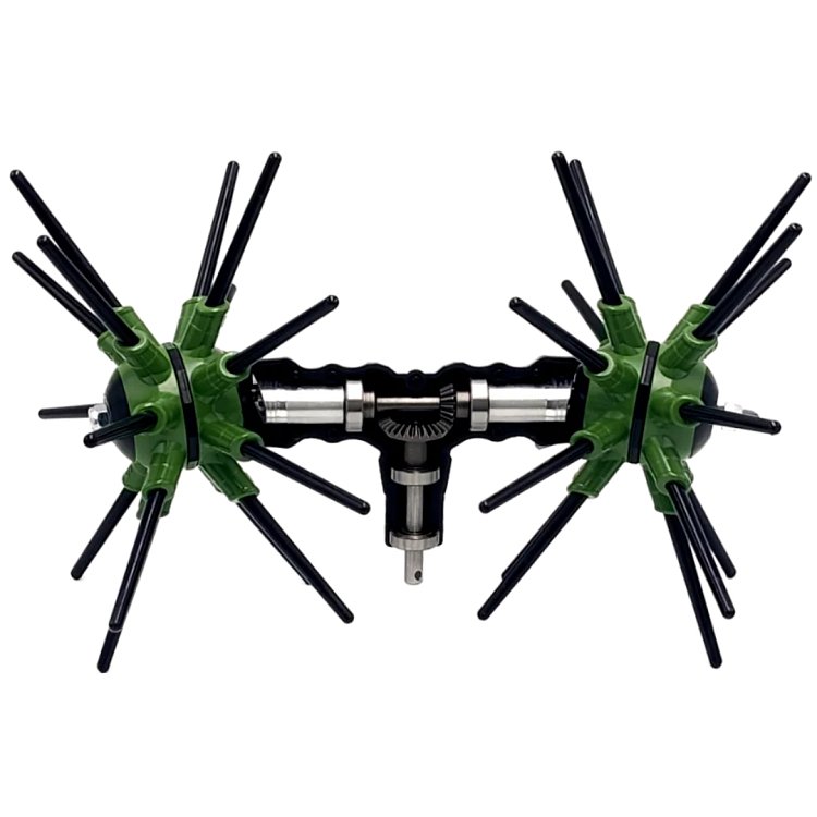 Ελαιοραβδιστικό Μπαταρίας Asteras Light Electric Total Carbon 4x4 1000W Brushless, Σωλήνα και Ντίζα Carbon 2,4m - 2,80m