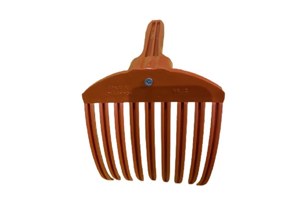 Χτένι ελαιοσυλλογής Επιδαύρου πλαστικό κόκκινο για μάζεμα ελιάς – ελληνικής κατασκευής