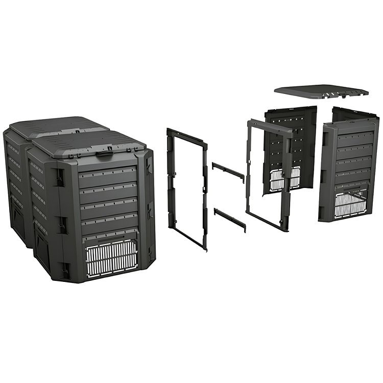 Prosperplast IKLM800C-S411 σε συναρμολογημένη μορφή και σε δεμένη συσκευασία εξαρτημάτων
