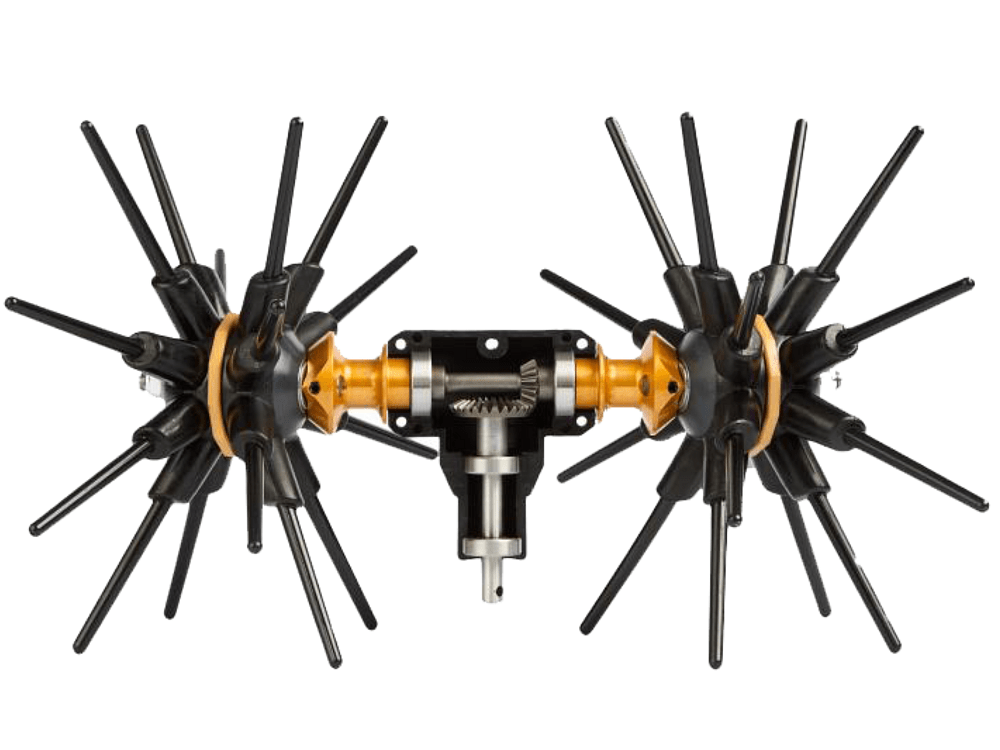 Asteras CF 4x4 All Carbon ελαιοραβδιστικό 12V 400W με 2 κεφαλές & 32 ανθρακονήματα