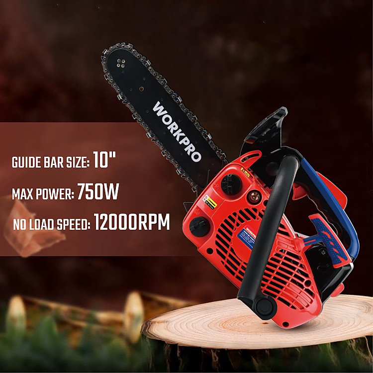 Κλαδευτικό εργαλείο βενζίνης με λάμα 250mm και Soft Grip σχεδίαση