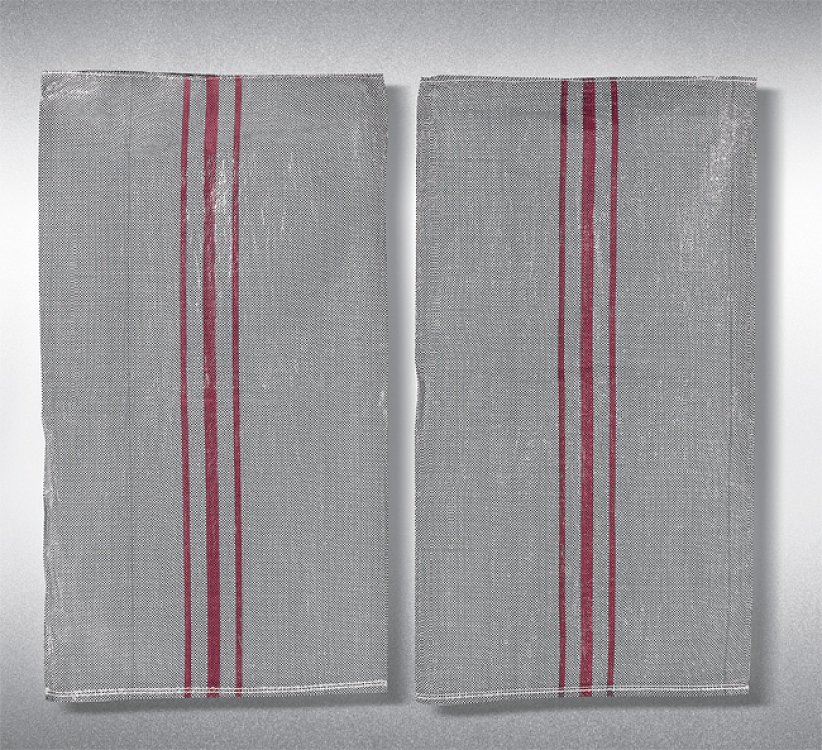 Γκρι σακί ελιάς 3 κόκκινες ρίγες ανθεκτικό 55x105cm για συγκομιδή