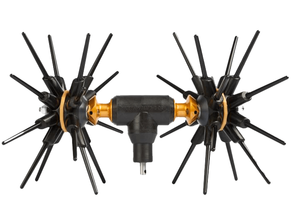 Asteras Electric ελαιοραβδιστικό 230V 450W με 2 κεφαλές & 32 carbon ράβδους