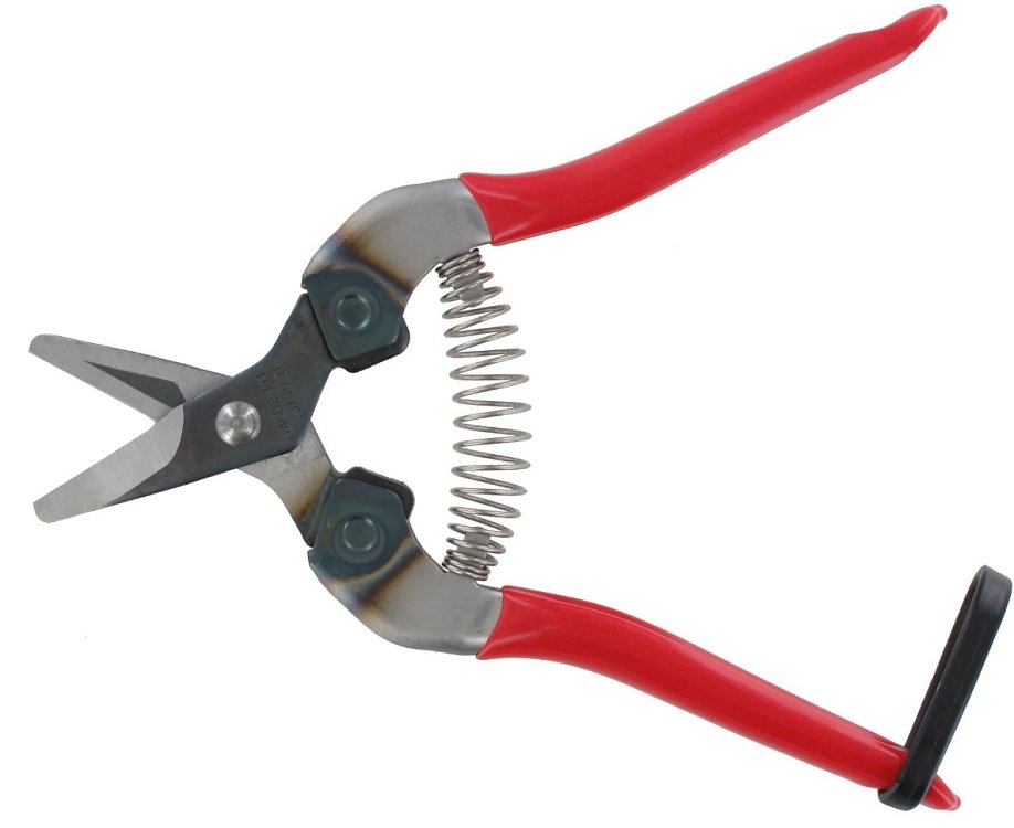 ARS 310 κλαδευτήρι συγκομιδής – λεπτομέρεια κυρτής λεπίδας ανθρακούχου χάλυβα