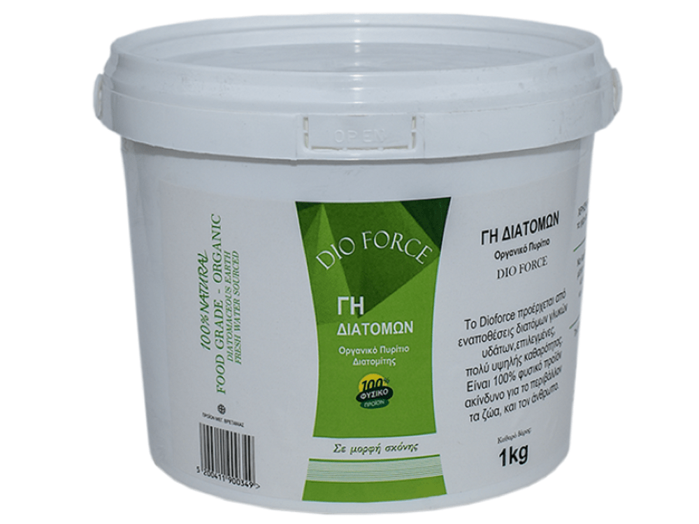 Dioforce Plus 1 kg – γη διατόμων υψηλής καθαρότητας, πορώδης σκόνη food grade
